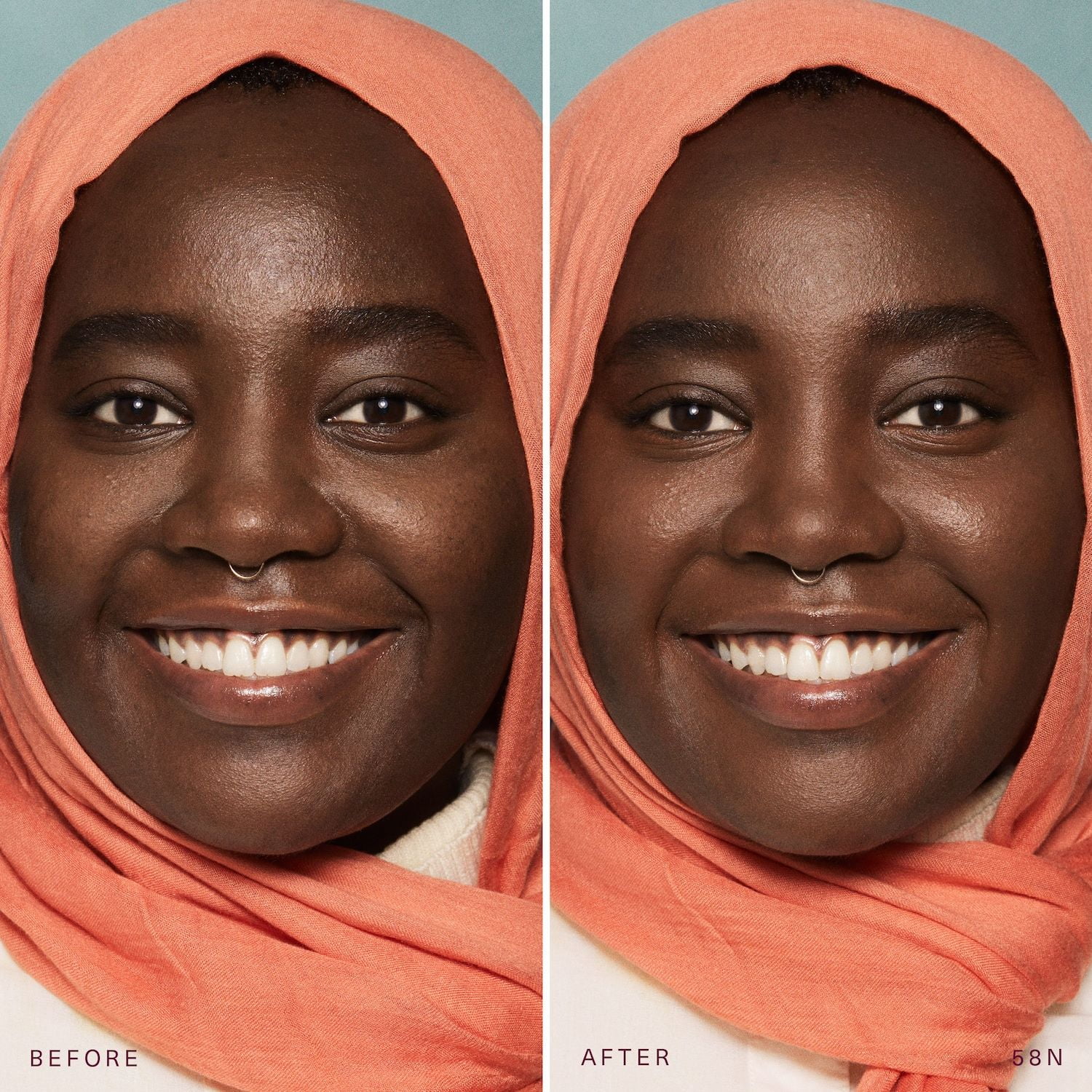 Rare Beauty by Selena Gomez Positive Light Tinted Moisturizer Broad Spectrum SPF 20 Sunscreen - 58N - deep with neutral undertone - 1 oz/30 mL