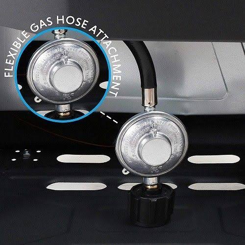 Cabinet Heater Dual Purpose Propane and Electric Foldable Black