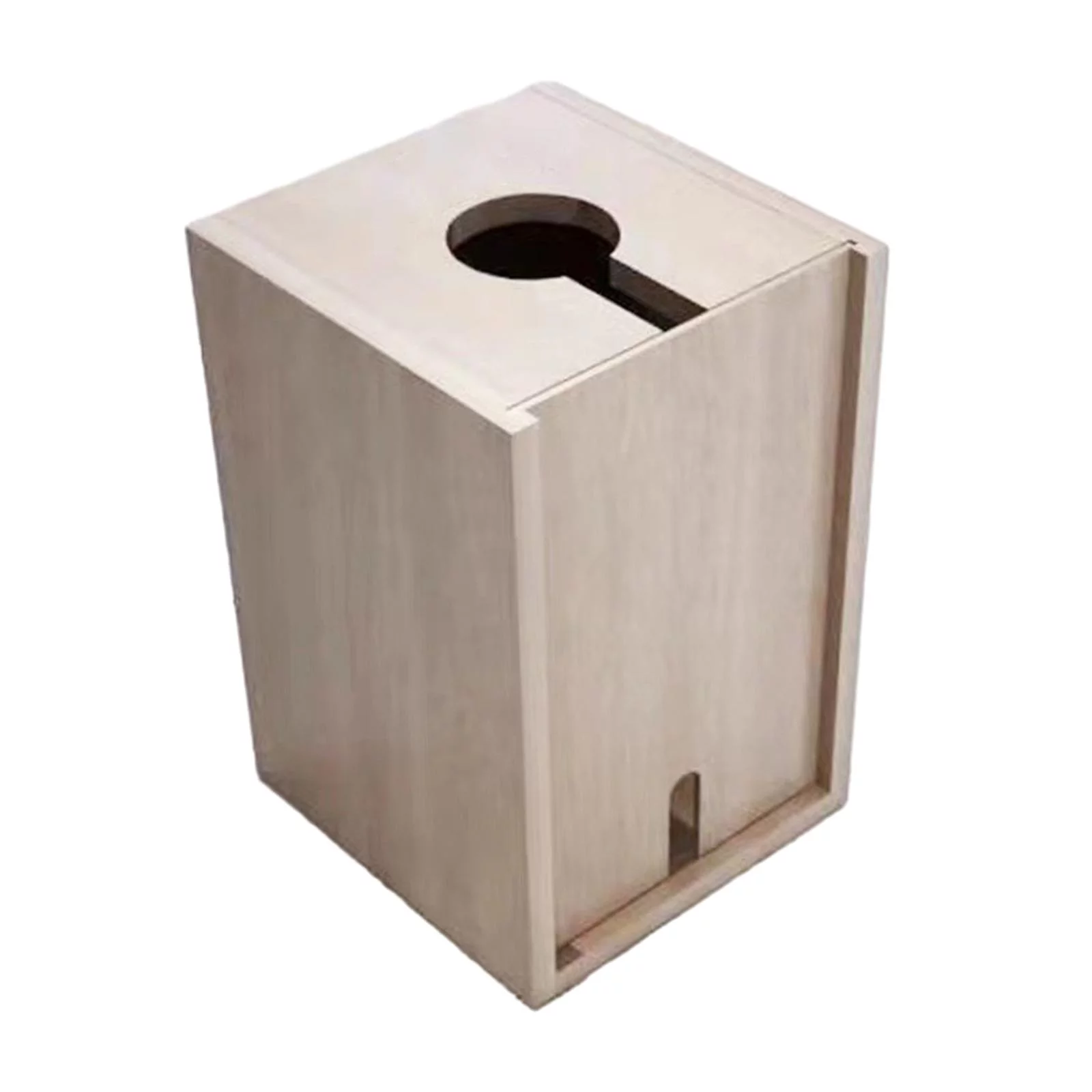 Paint Cup Pots Wooden Shelf, Paints Container Wood Box Paints Box Organizer Case Paint Bucket Stand Organization for Oil Painting, Home, Schools