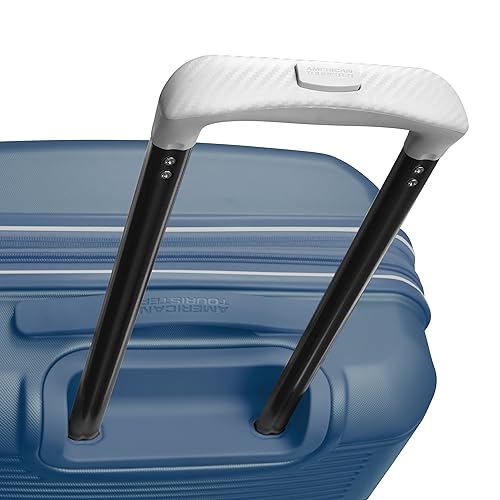 American Tourister Stratum 2.0 Expandable Hardside Luggage with Spinner Wheels, Purple Haze, Carry-on