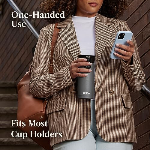 Contigo AUTOSEAL West Loop Vacuum-Insulated Stainless Steel Travel Mug with Easy-Clean Lid 20 oz Sake