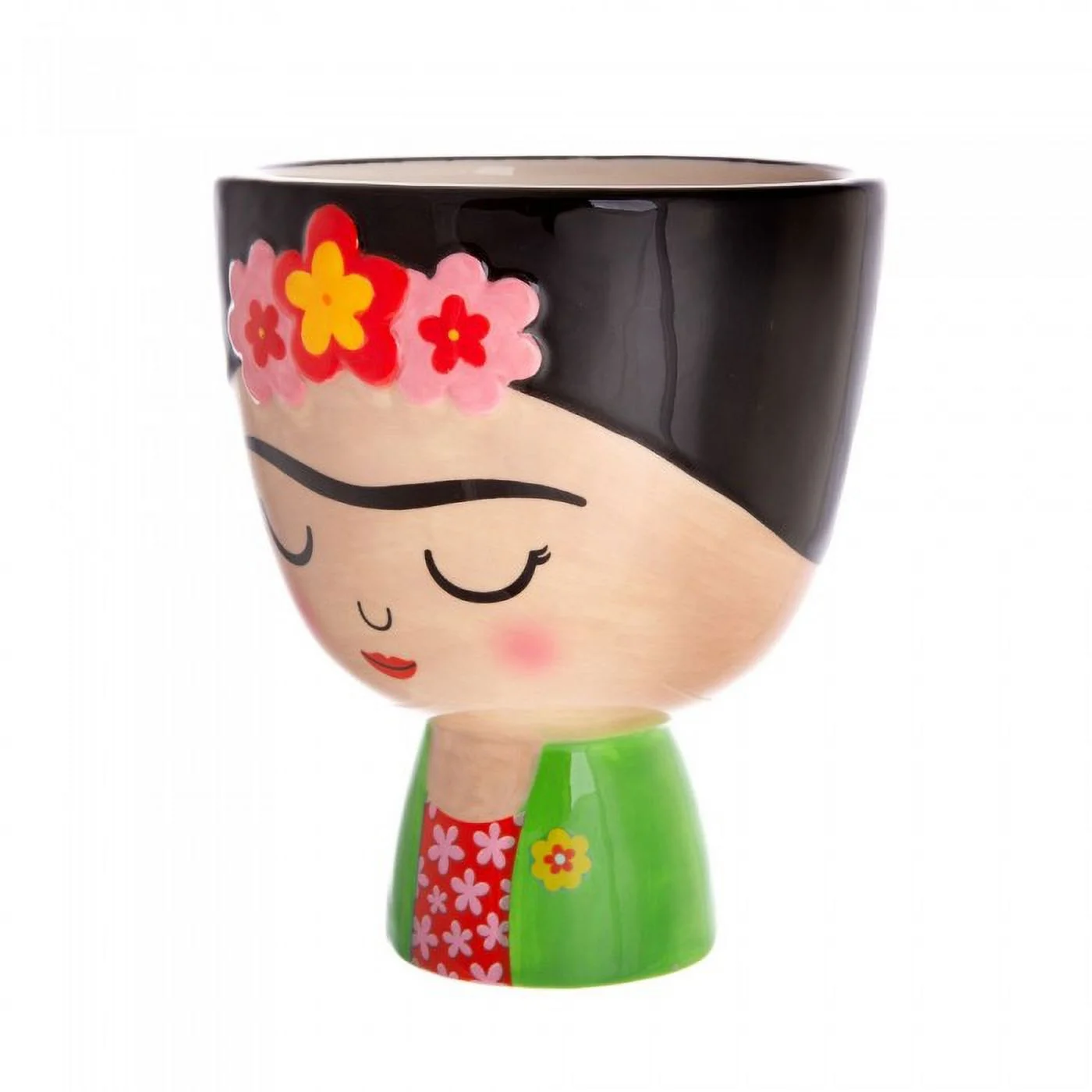 Frida Kahlo Planter Pot , People Planter, Facepot Planter, Cute Planter Pot