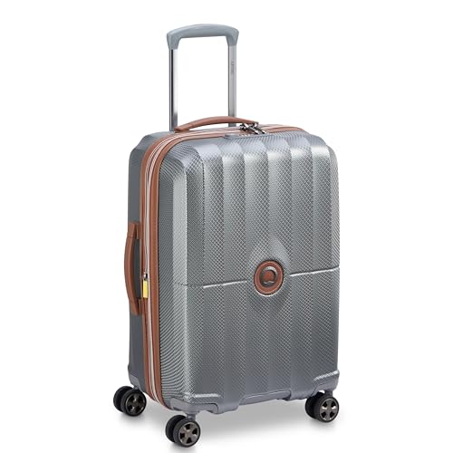 DELSEY PARIS Carrousel Hardside Expandable Luggage with Spinner Wheels, Navy, Carry-on 21 Inch