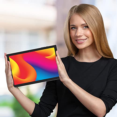 Tablet 2 in 1 Tablets 10 inch Android 14 Tablet Set with Keyboard Case Mouse Stylus Film, 8GB+64GB Tablets 10.1