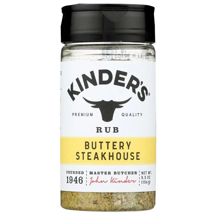 KINDERS RUB BUTTERY STEAK HOUSE 5.5 OZ - Pack of 6