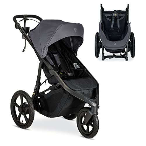 BOB Gear Wayfinder Jogging Stroller with Independent Dual Suspension, Air-Filled Tires, and 75-Pound Weight Capacity