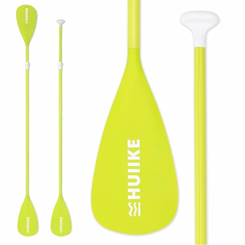 Paddle Board Paddle 2-in-1 Aluminum Sup Paddleboard Oar & Kayak Detachable 4 Piece | Double Sided Sup Oar Adjustable for Stand Up Board | Packable Paddleboard Ore & Kayak for Paddleboarding