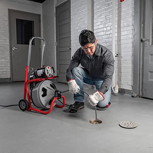 RIDGID 26998 Model K-400 Drain Cleaning 120-Volt Drum Machine Kit with C-45IW 1/2