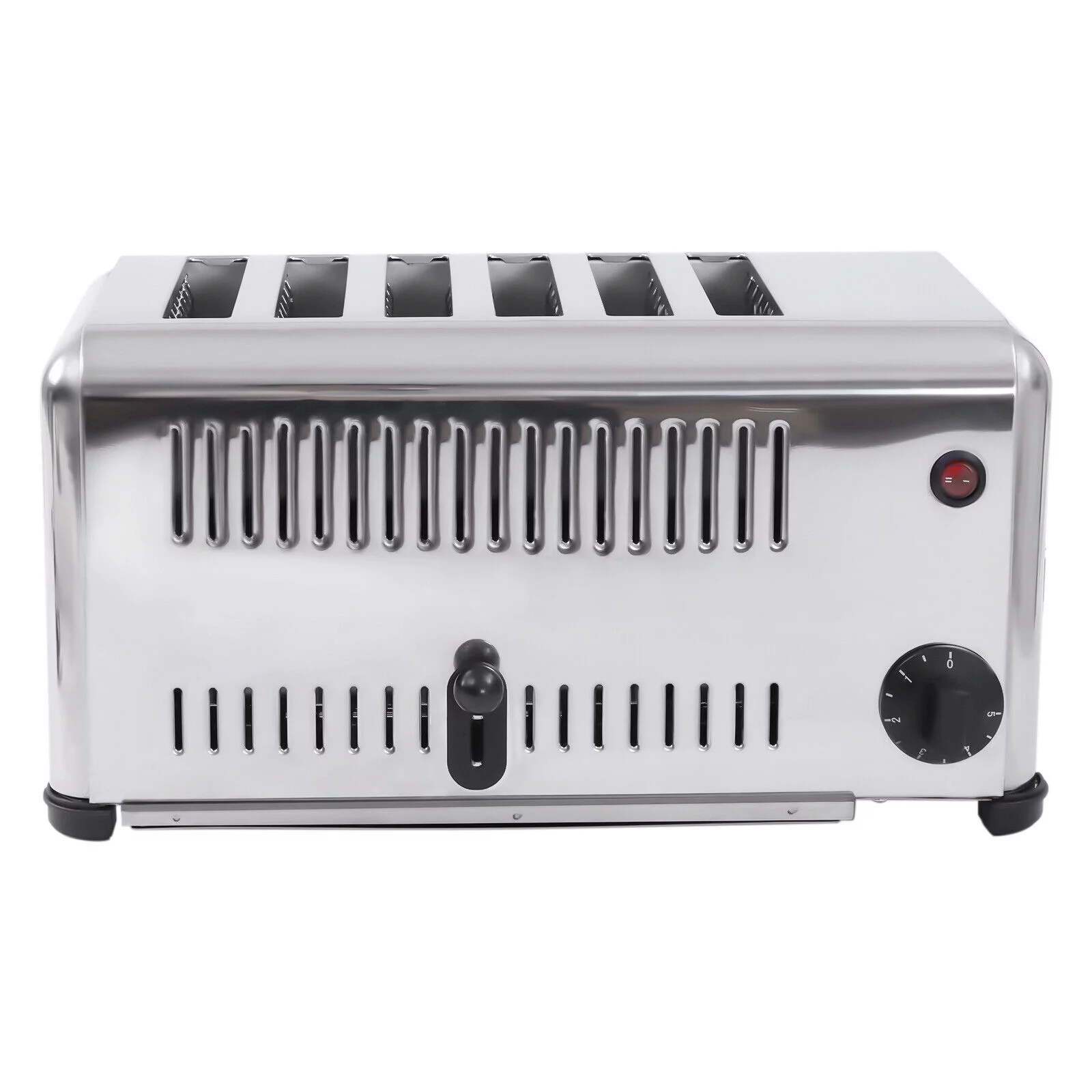 MIDUO 6 Slices Timing Electric Toaster Pop-Up Stainless Steel Toaster Bread Machine