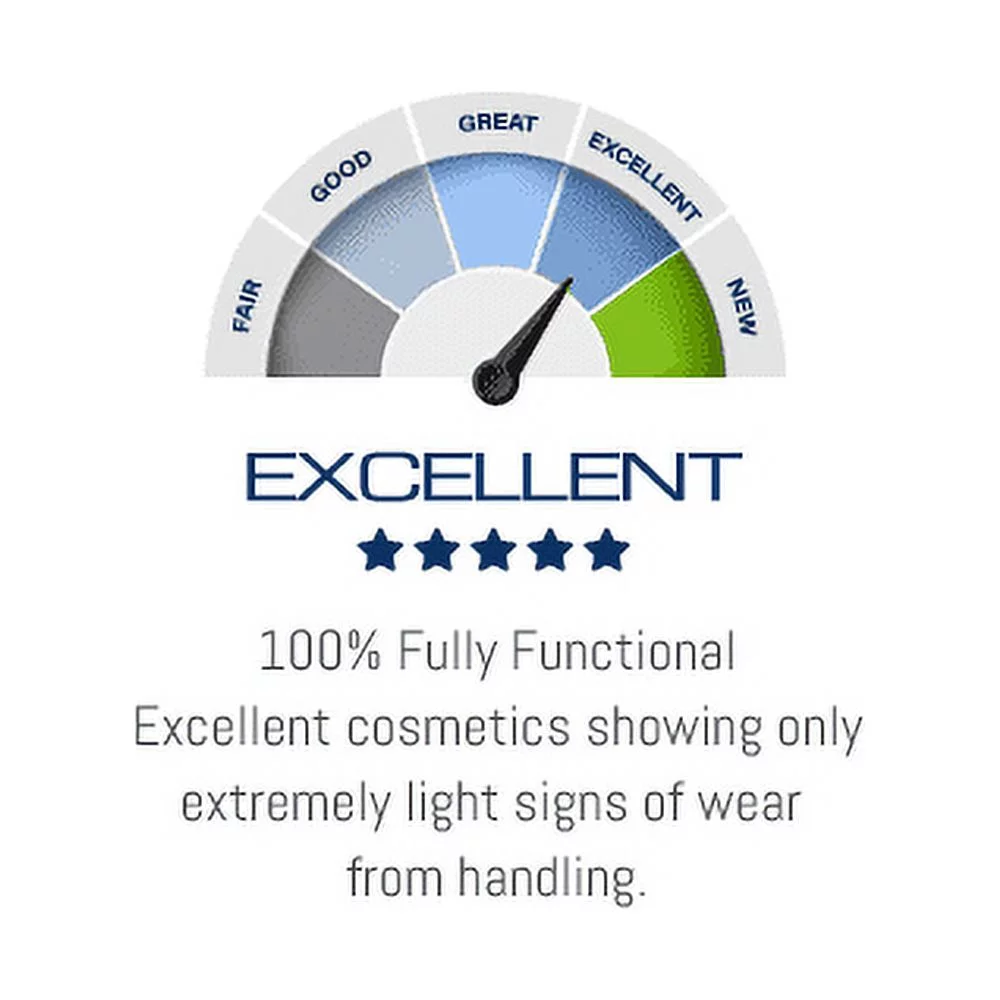 Restored Apple Watch Gen 5 Series 5 Cell 44mm Stainless Steel - White Sport Band MWW22LL/A (Refurbished)