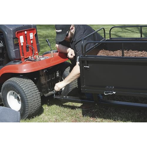 Strongway Steel ATV Trailer - 1200-Lb. Capacity, 17 Cu. Ft.