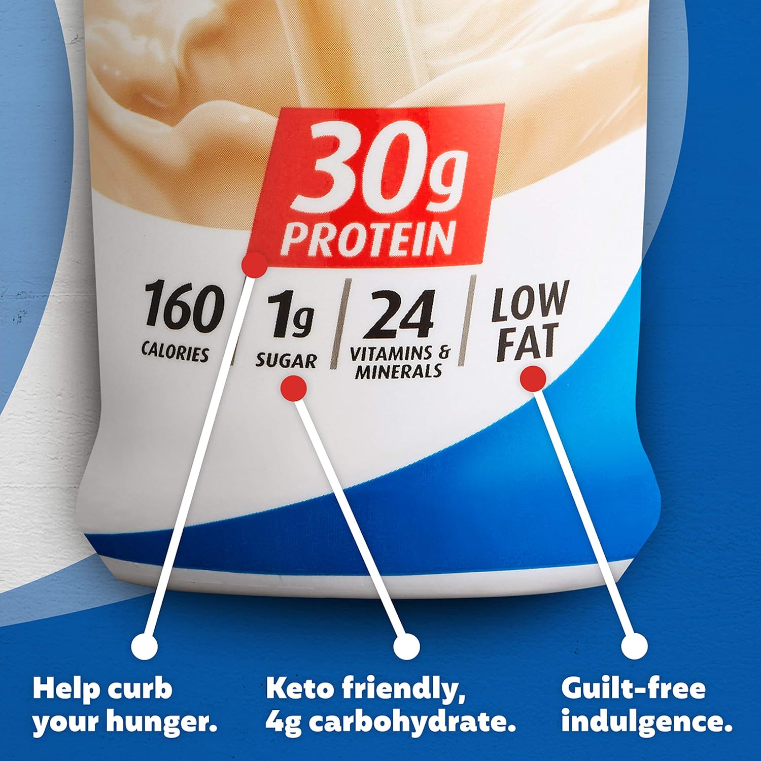 Premier Protein Shake, Vanilla, 30g Protein, 1g Sugar, 24 Vitamins & Minerals, Nutrients to Support Immune Health 14 fl oz, 12 Pack