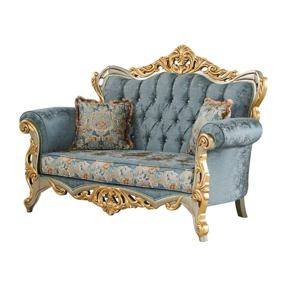 Furnia Buse Loveseat, Light Green