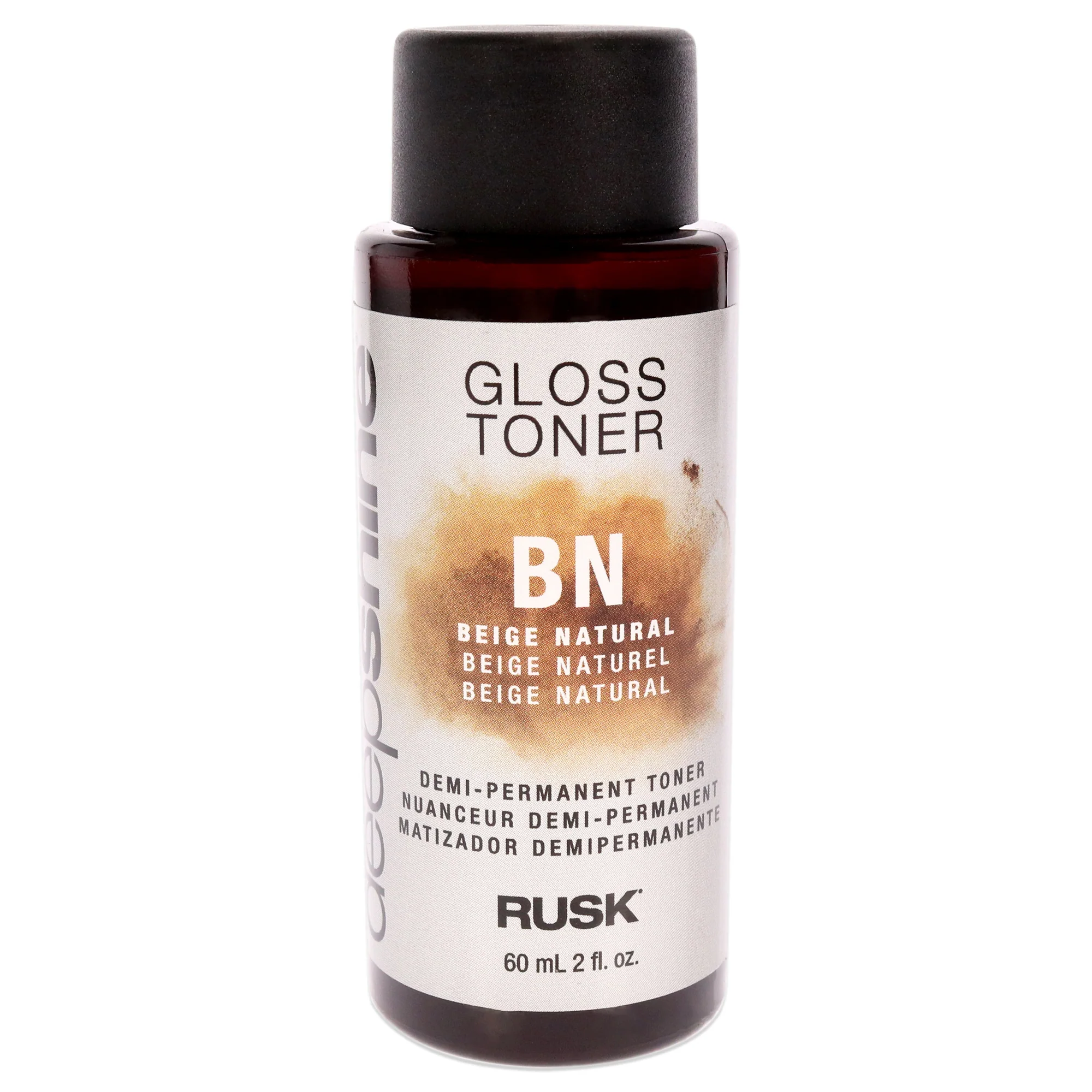 Deepshine Gloss Demi-Permanent Toner - BN Beige Natural by Rusk for Unisex - 2 oz Hair Color
