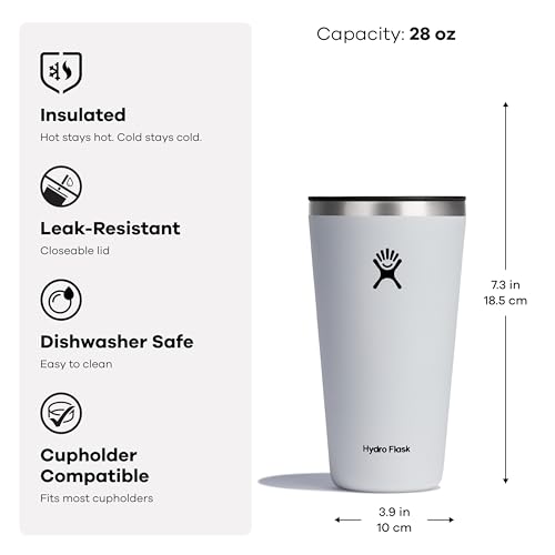 Hydro Flask 20 Oz All Around Tumbler Press-In Lid Indigo