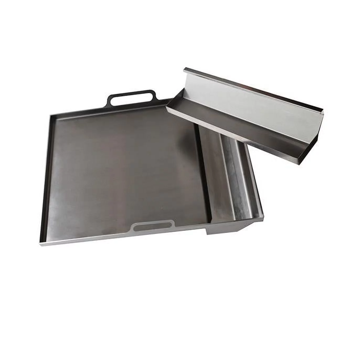 Dual Plate Stainless Steel Griddle-by Le Griddle for Cutlass Pro RON Gas Grills
