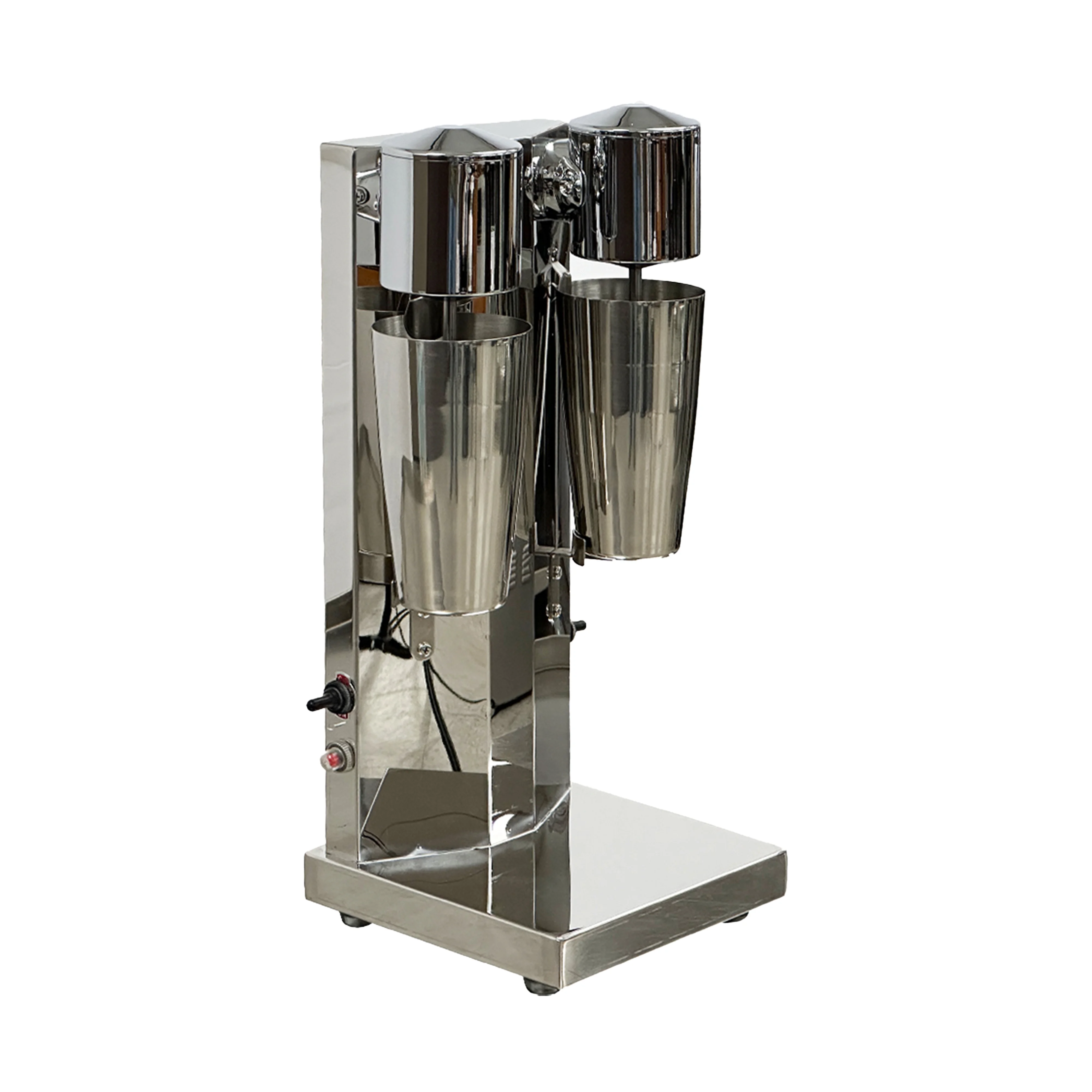 110V Commercial Stainless Steel Milk Shake Machine Double Head Drink Mixer