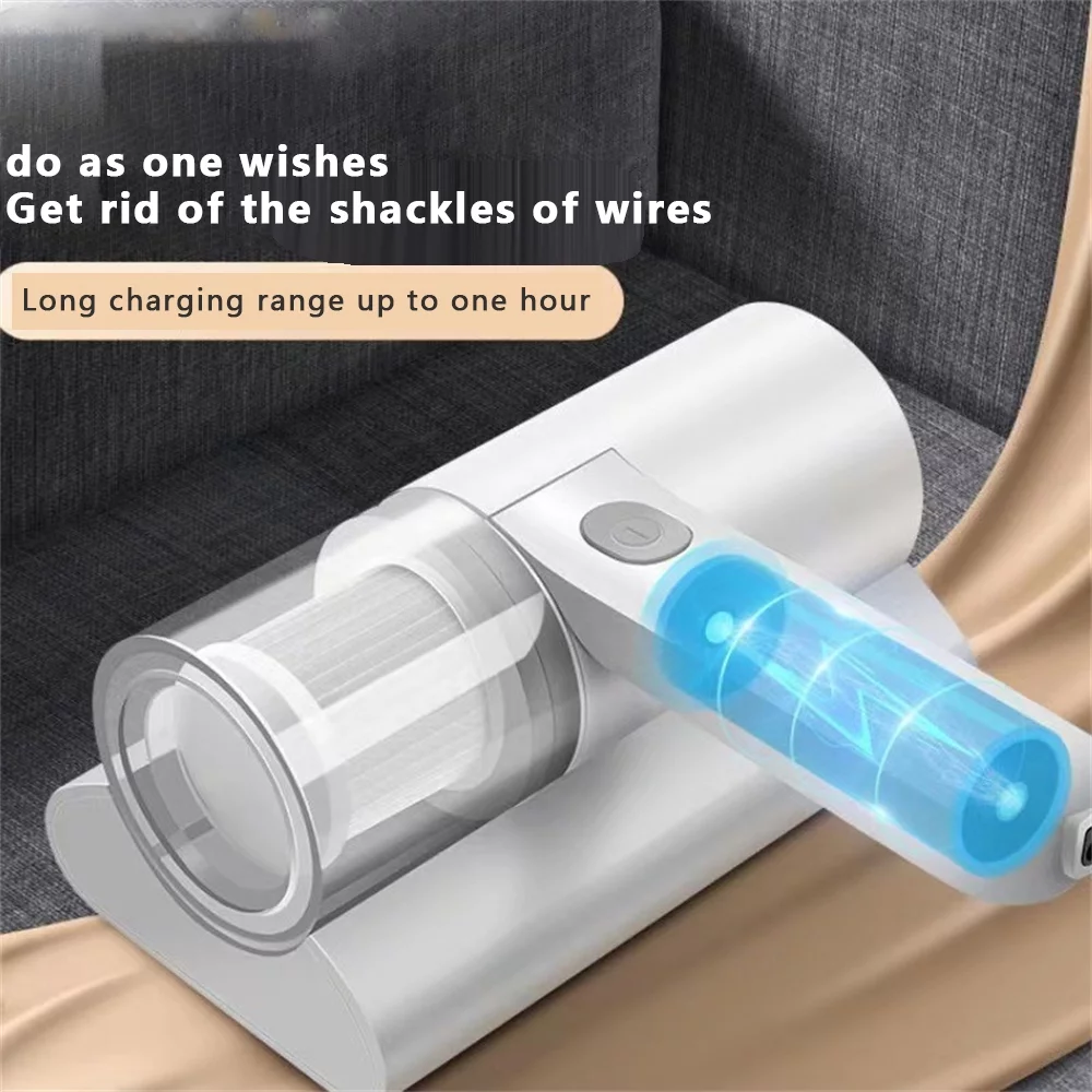 Wireless Handheld Dust Mite Vacuums Household Bed Cleaner UV Vacuum Strong sterilization Mite