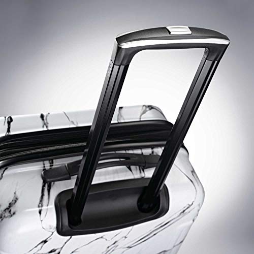 American Tourister Moonlight Hardside Expandable Luggage with Spinner Wheels, Blue Terazzo, 2-Piece Set (20/28)