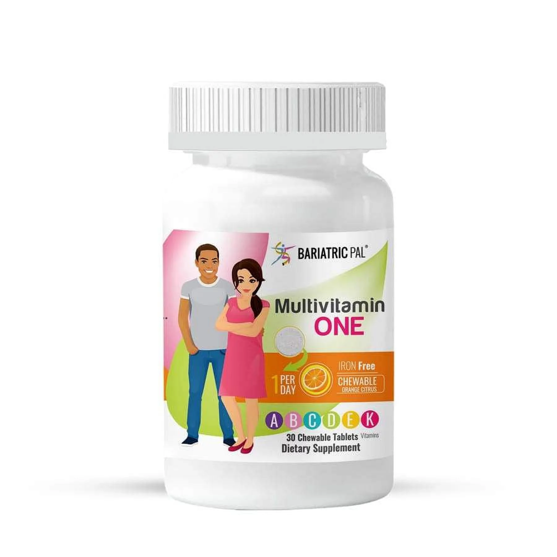 Duodenal Switch Vitamin Pack - Chewables Size: 3-Month Supply, BariatricPal Multivitamin ONE: Orange Citrus Chewable - Iron Free, BariatricPal Calcium Citrate Soft Chews: Caramel Apple