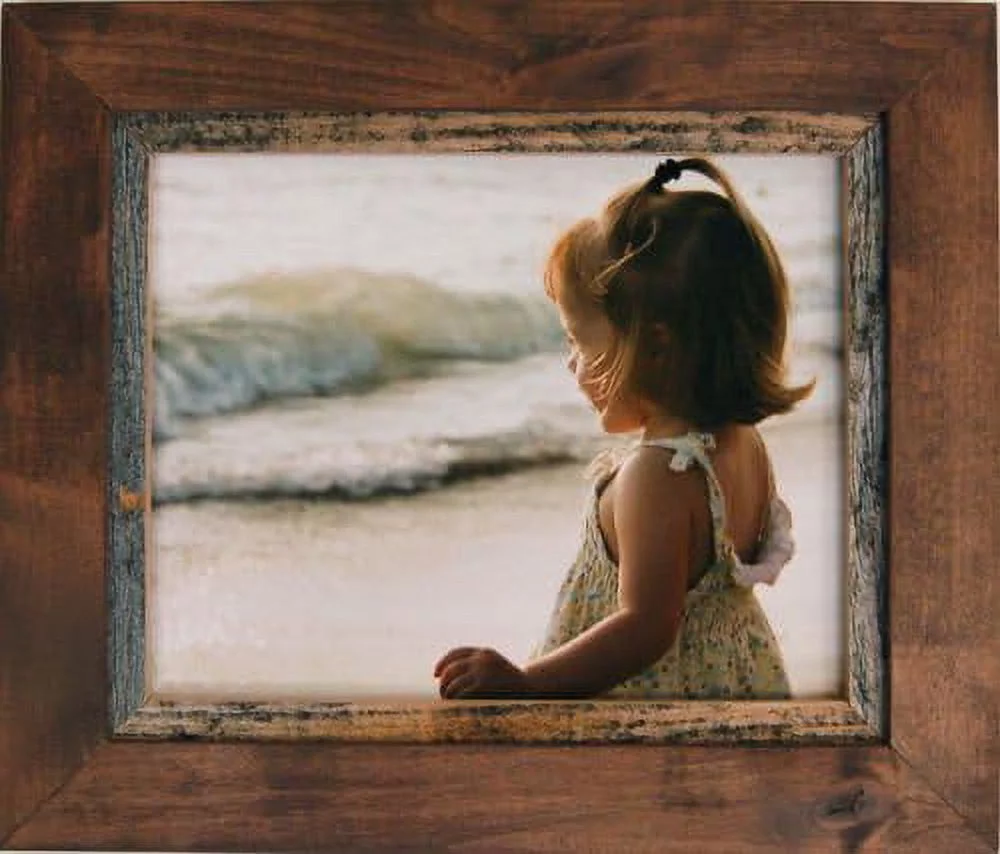 Myrtle Beach Knotty Alder And Reclaimed Barn Wood Picture Frame (4X6)