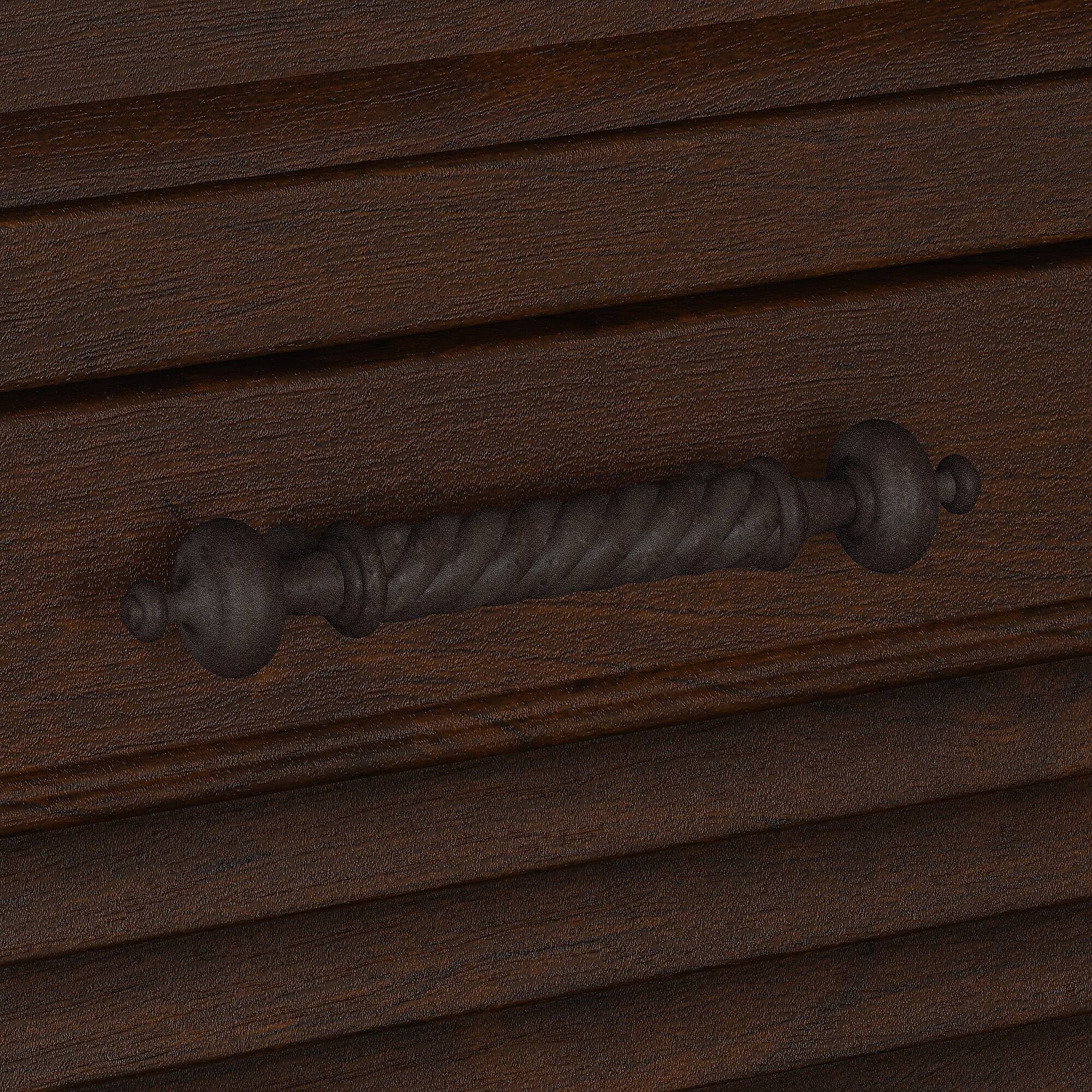 Bush Furniture Kathy Ireland Office ALA006CC Volcano Dusk Double Pedestal Desk, Coastal Cherry