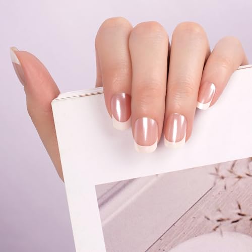 DANNI & TONI Semi Cured Gel Nail Strips Christmas Santa Claus Snowflakes Cat Eye Gel Nail Wraps 28 Stickers | Mistletoe Meow