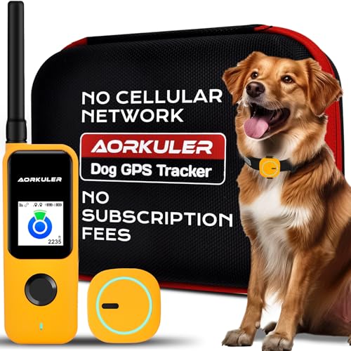 Outdoor GPS Dog Tracker for No-Signal Areas - Outdoor Pet Locator Finder Tracker, Real-Time Tracking for Hiking/Walking/Camping, Works in Remote Wilderness/Farms/Large Parks (Tracker 2)