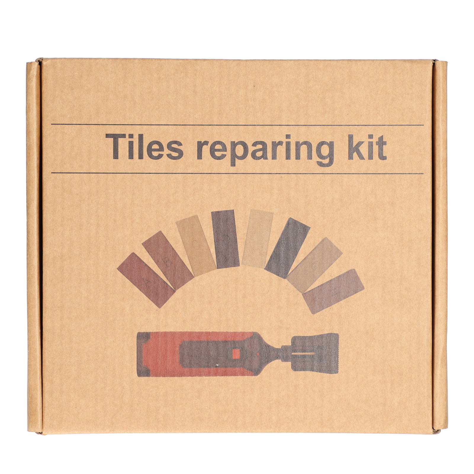 Docooler Ceramic Tile Repairing Tool Set Multifunction DIY Repairing Tool Set Household Home Tools Convenient Labor Saving Time Saving Scratch Repairing Crack Fill Tile Surface Repairing Tool