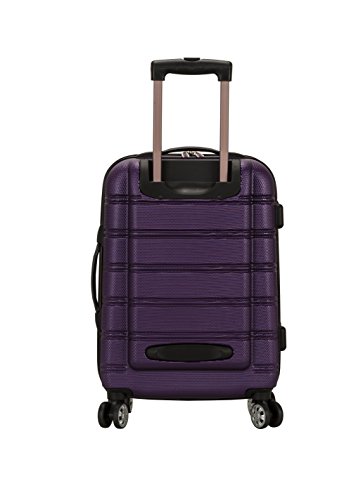 Rockland Vara Softside 3-Piece Upright Luggage Set, Expandable,Black dot, (20/22/28)