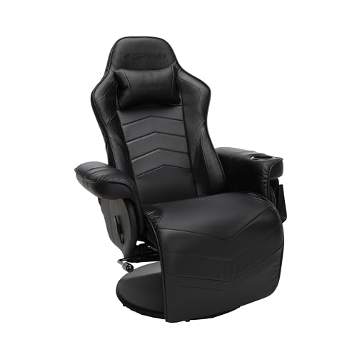 RESPAWN 900 Racing Style Gaming Recliner, Reclining Gaming Chair, in Gray RSP 900 GRY