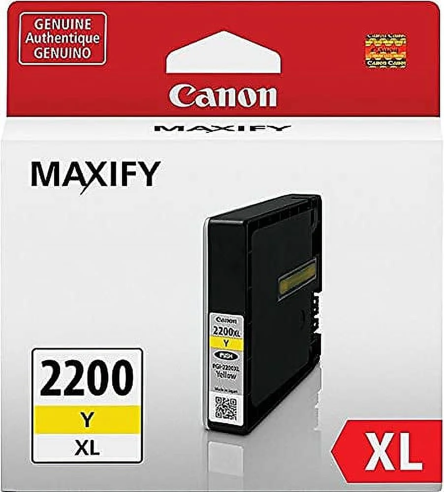 Canon PGI-2200XL Yellow Ink Tank Compatible to IB4120, MB5420, MB5120, IB4020, MB5020, MB5320