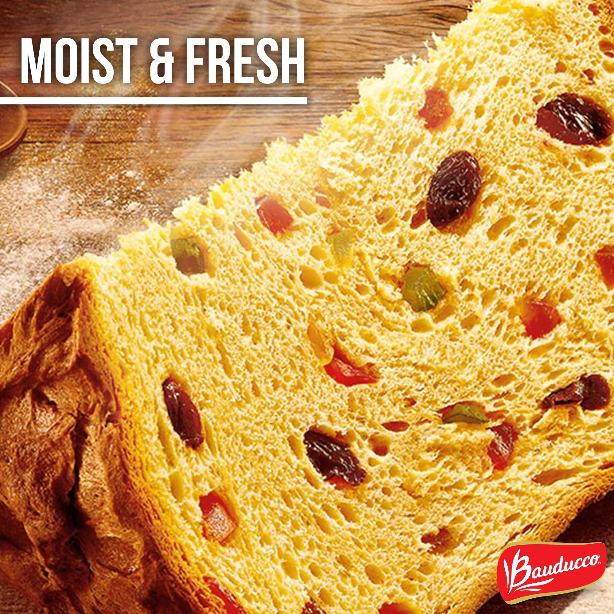 Bauducco Panettone - Traditional Holiday Cake - Moist & Fresh Specialty Cake - All Butter Gift Pack 32.05 Oz