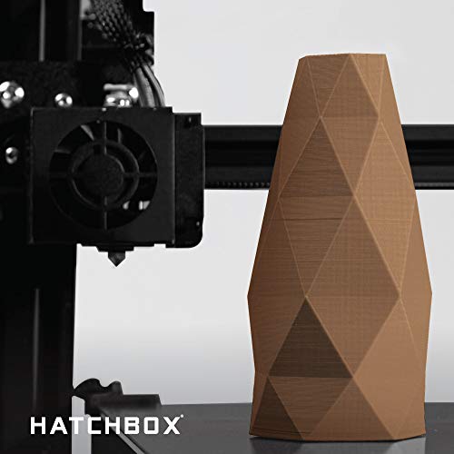 HATCHBOX 1.75mm Black PLA 3D Printer Filament, 1 KG Spool, Dimensional Accuracy +/- 0.03 mm, 3D Printing Filament