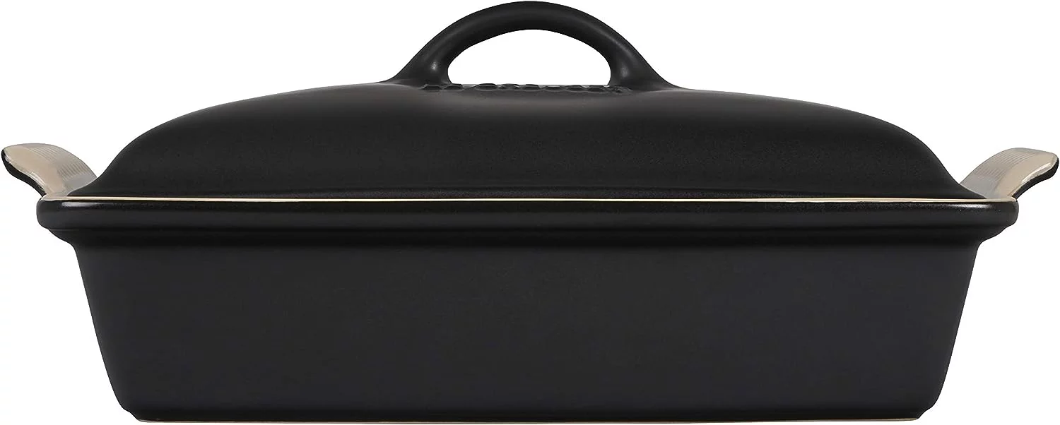 Le Creuset Stoneware Heritage Covered Rectangular Casserole, 4 qt. (12