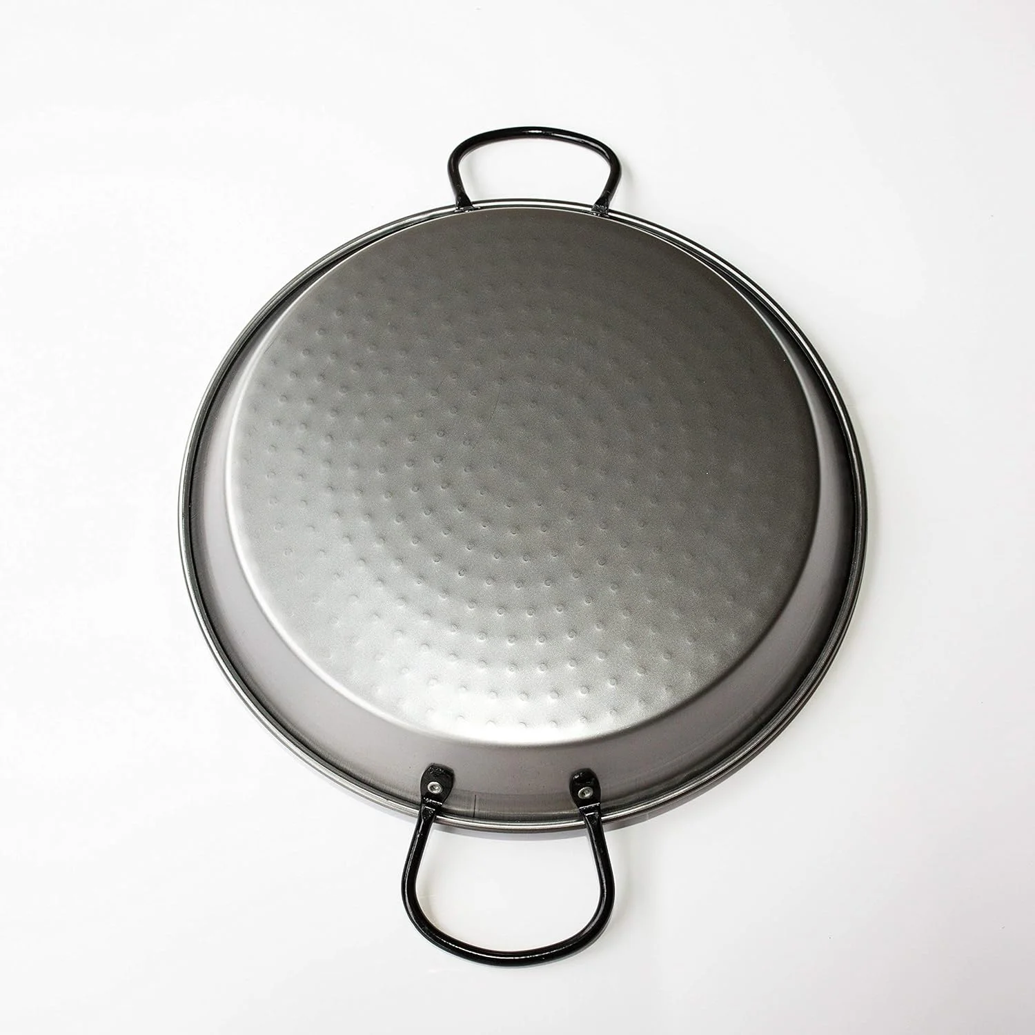 Polished Steel Valencian Paella Pan, 30 Cm, 30Cm, Silver
