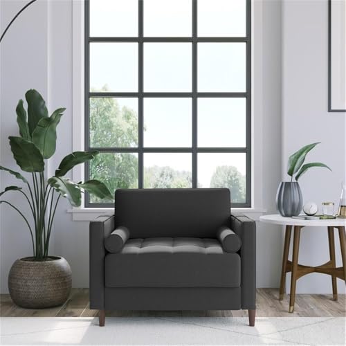 Lifestyle Solutions Lexington Armchair, Navy Blue