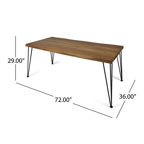 Christopher Knight Home Kama Patio Dining, Rectangular, 72