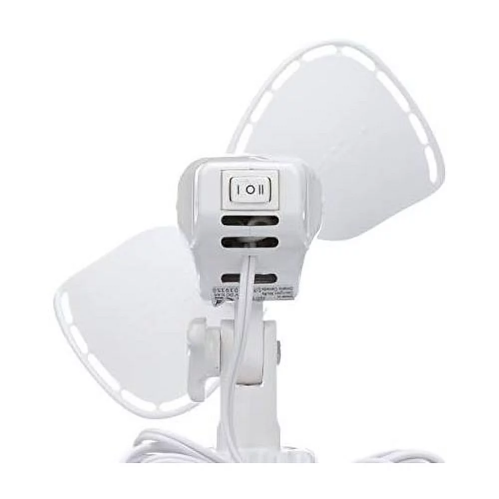 SEEKR By Fan. Grill-Less And Quiet. Shock-Absorbing Fingersafe Blade Design. 2 Speed. Made In Canada. Ultimate 747 White 24V