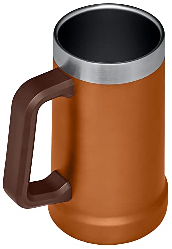 Stanley Stay-Chill Beer Stein 24 oz | Heavy Duty Big Grip Handle | Beer Tumbler Drink Cup, Holds 2 Cans | Insulated Stainless Steel Party Mug | BPA-Free | Azure