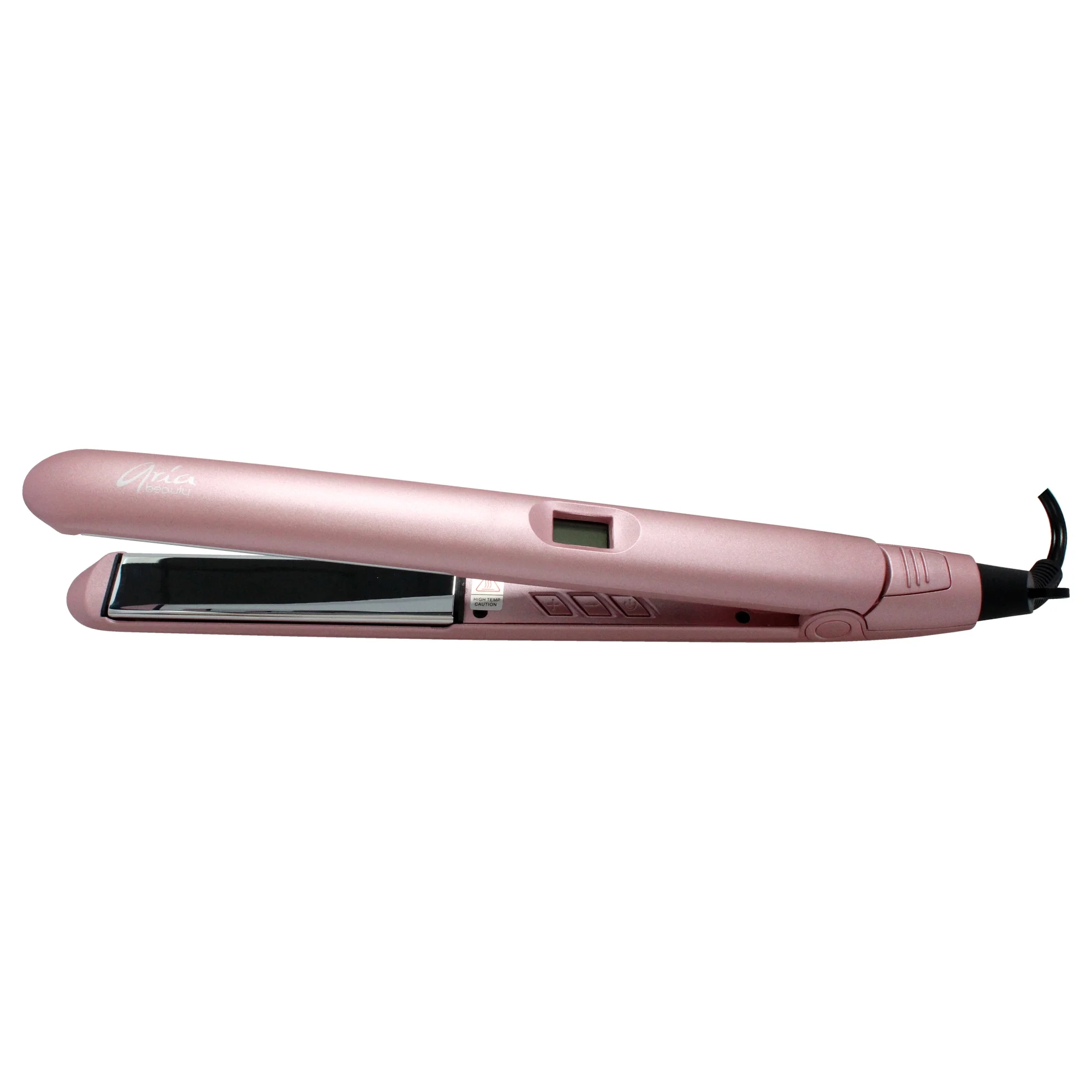 Aria Beauty Digital Hair Straightener - Rose Gold , 1 Pc Flat Iron