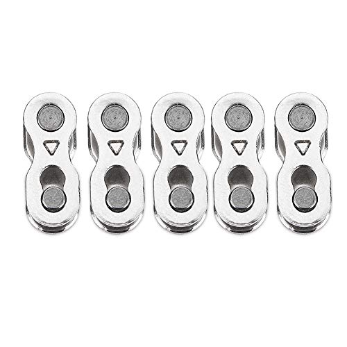 Master Link for Bicycle Chain, Bike Chain Missing Link, Quick Link Connector MTB Road Mountain Bicycle, 5 Pairs Bicycle Missing Link for 6, 7, 8, 9 Speed Chain (6 7 8)
