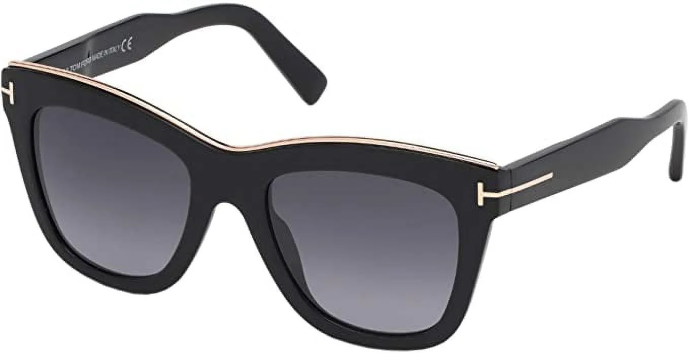 Tom Ford Julie Mirrored Smoke Cat Eye Ladies Sunglasses FT0685 01C 52