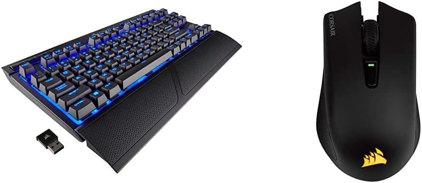 Corsair K63 Wireless Mechanical Gaming Keyboard, backlit Blue LED, Cherry MX Red - Quiet & Linear