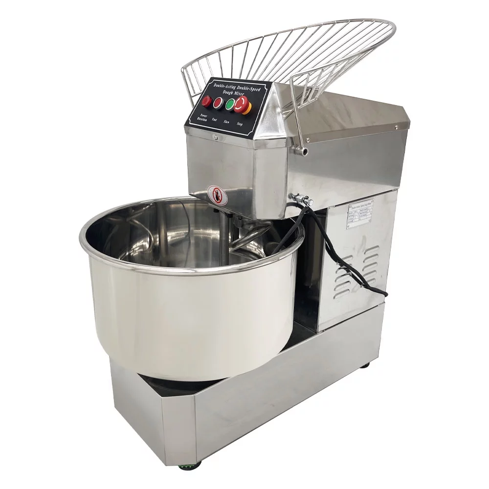 INTBUYING 40L Electric Dough Mixer Double Speed Double Action Stainless Steel