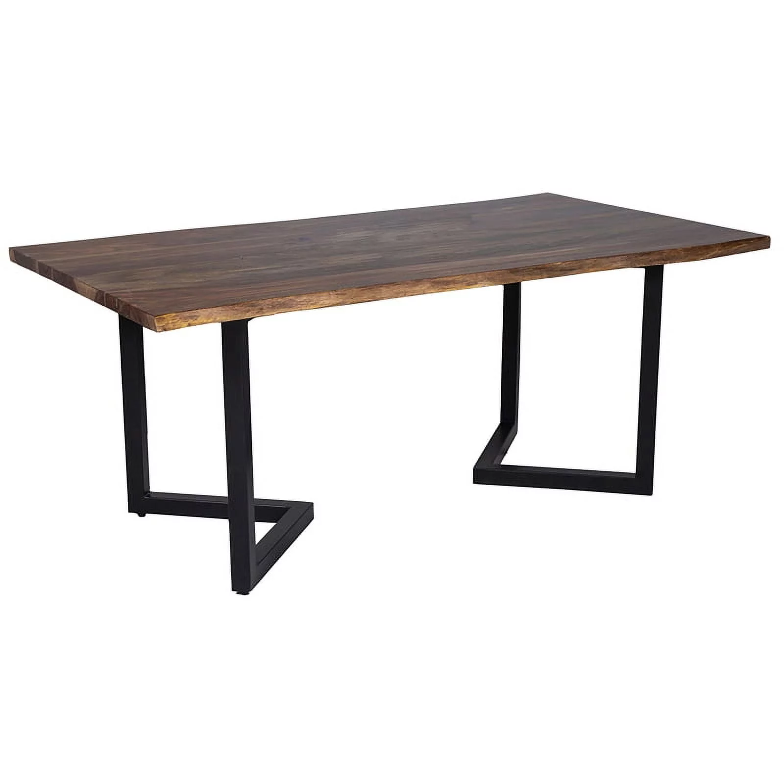 Hawthorne Collections Manzanita Solid Sheesham Wood Dining Table - Brown