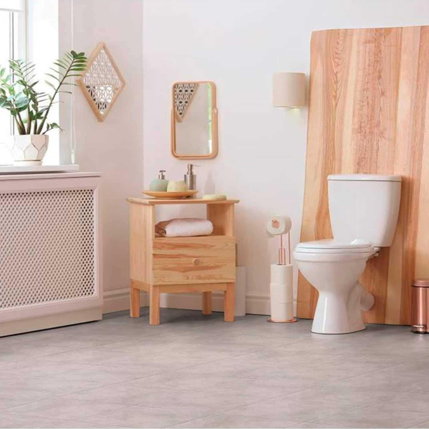 Style Selections Alamosa Gray 12-in x 12-in Glazed Ceramic Stone Look Floor and Wall Tile 110013280