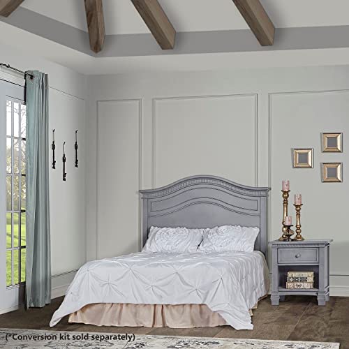 Evolur Cheyenne 5 in 1 Full Panel Convertible Crib in Antique Brown