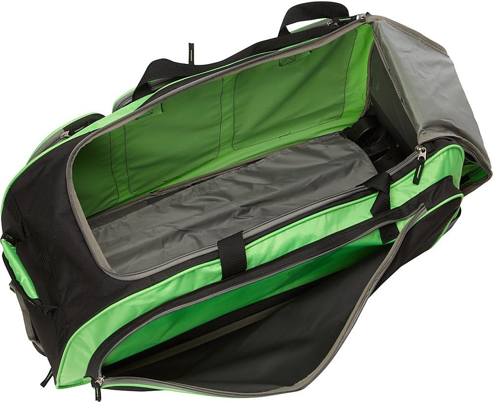 Travelers Club Luggage Rolling Duffel, Teal, 30