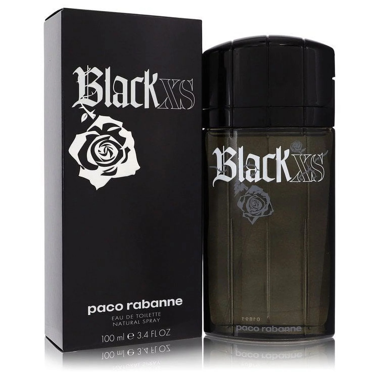 Black XS by Paco Rabanne Eau De Toilette Spray 3.4 oz